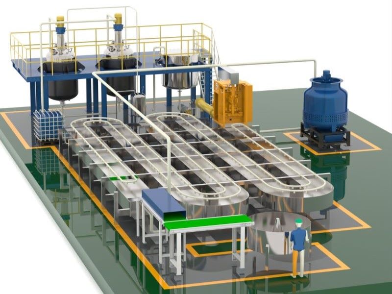 hot melt glue production line